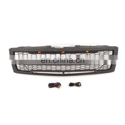 Spedking Front car grille with light for Chevrolet 07-13 silverado 1500