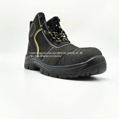 S1P/S3 SAFETY SHOES NUBUCK LEATHER MIDDLE CUT RT6879 photo-2