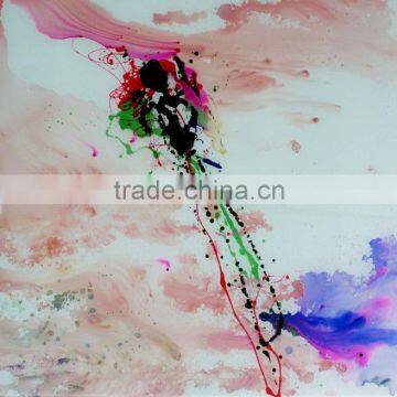 Modern Handmade Glass Abstract Paintings Art