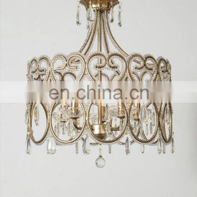 Modern Gold Chrome Luxury Crystal Electric Chandelier Pendant Lighting for Home Hotel Wedding Light photo-3