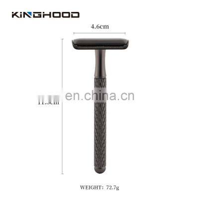 Hotel Custom Portable Women Rasoir Femme Shaving Metal Safety Razors For Gift photo-2