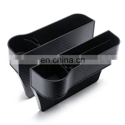 Car Seat Console Organizer Pocket Car Seat Gap Storage Box Multi-Function Leather Car Water Cup Holder for Snacks photo-2