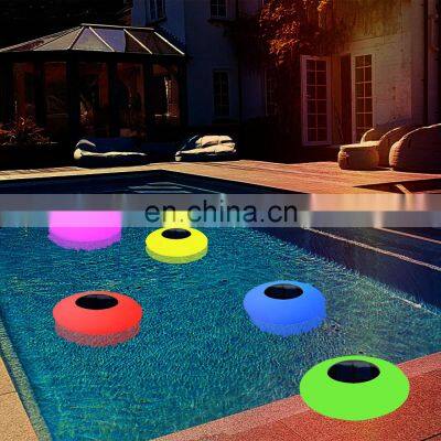 Led Home Garden Lighting Pool Waterproof Floating Balls Sphere Globe Ball Lights Led Flat Ball Holiday Lighting photo-2