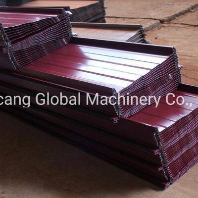 Building Material Metal Standing Seam Bemo Sheet Roof Sheet Profile Machine With PLC Control System photo-3