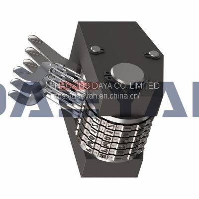 DAEYAH AM20 Automatic Numbering Head Hot Stamping Dies Handheld Rotary Wheel Stamp  Steel Stamp