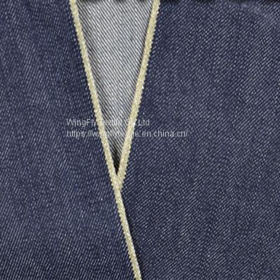 13.6oz 100% Cotton Straight Slub Gap Selvedge Denim Manufacturers With Good Price