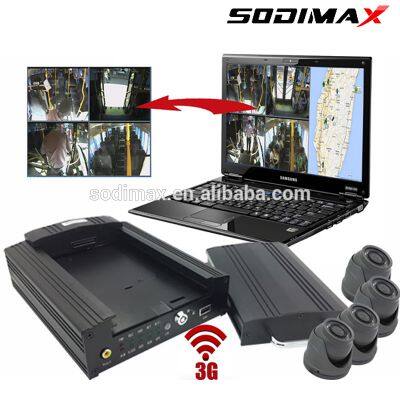 4-канальный мобильный цифровой видеорегистратор HD 1080P ЦОС MDVR с жестким диском объемом 2 ТБ