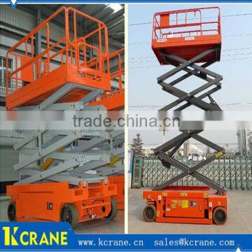 Self-propelled aerial movable work platform, lift tables with wheels