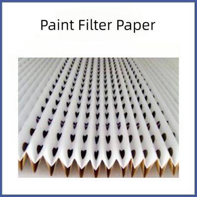 Labyrinth filter paper fan-shaped filter paper wrinkled paint mist filter paper