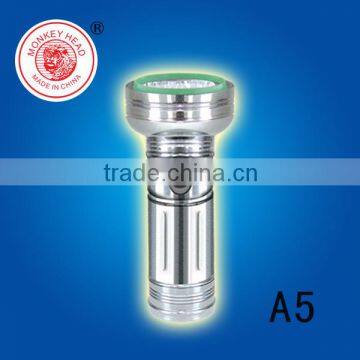 A5 dry battery power led torch light