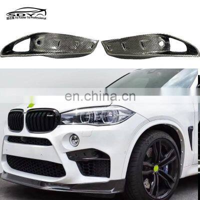 F85 F86 Carbon Fiber Front Fog lamp cover For BMW F85 X5M F86 X6M