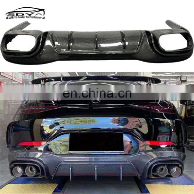 GT50 GT53 High Quality Carbon Fiber BS Style Rear Diffuser Rear Bumper Lip For Mercedes Benz AMG GT GT50 GT53