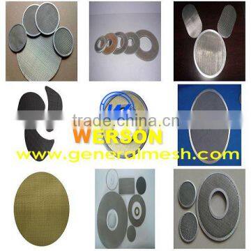 Stainless Steel Mesh Disc Edge Wrapped With Metal - photo-2
