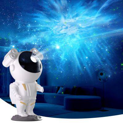 Astronaut Star Projector Night Light with Remote Control Timing & 360°Rotation Nebula Galaxy Projector Lamp for Kids Bedroom