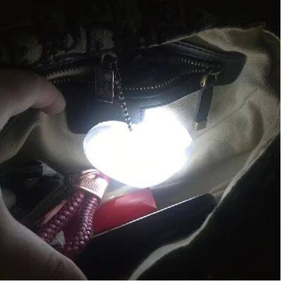 Automatic LED Handbag Lamp with Heart Design Auto Activated Night Light for Home Decor Wife Mother Friends Thanksgiving Gifts