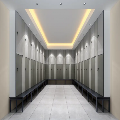Hot Sale Waterproof Fireproof Phenolic Compact Gym Locker Public Changing Room Locker photo-4