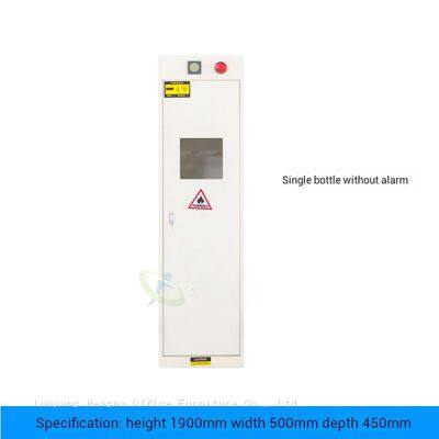 OSHA/NFPA Compliant Gas Cylinder Cabinet with Warning System for Hazardous Gas Storage