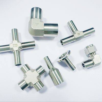 316L Stainless Steel Welding Union Tee for Corrosion-Resistant Applications