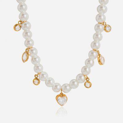 Collier en acier inoxydable résistant aux rayures avec une couche de TiN de 0,5 micron et une conservation de couleur de 2 ans