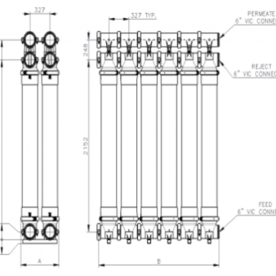 High-Performance PVDF Hollow Fiber UF Membrane Retrofit For ZW700B-10072RMS