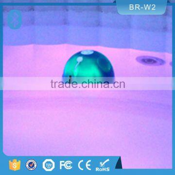 Bluetooth waterproof wireless vibration pool stereo wholesale mini speaker with led light