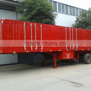 Good price china new fence semi trailer,3 axle cargo semi trailer for sale