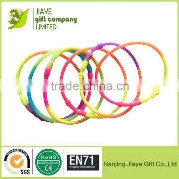 2015 Multicolor Mixed Color Silicone Rubber Bracelet