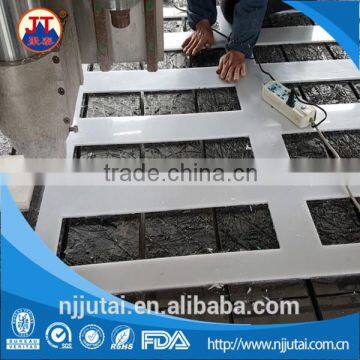 Auto CNC machining white spare part HDPE sheet