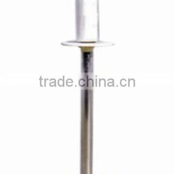 APEX custom make supermarket commercial stainless steel single rod plastic bag rack