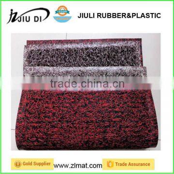 PVC coir mat with anti-slip rubber base