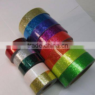 Decor Glitter Shiny adhesive Tape ,shiny decorative tape