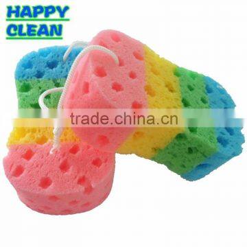 Colorful 8- Shaped Bath Sponge / Shower Sponge