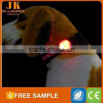 led light dog collar accessories pet clips dog flashing tags