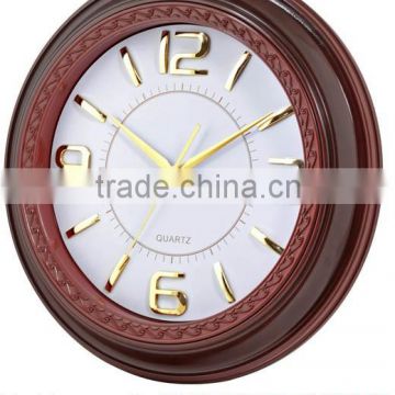 Plastic Material, Design Wooden Wall Clock