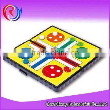 Folding magnetic big size ludo game