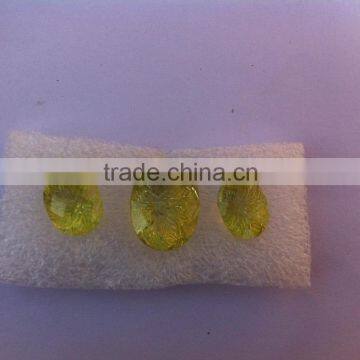 Fancy Shaped Lemon Topaz Gemstones