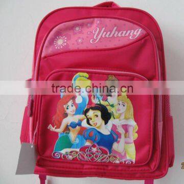 pretty Pink cartoon backpack for girls 2012