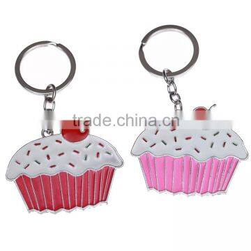 New Promotional Gifts Cup Cake Zinc Alloy Keychain Key Finder photo-2