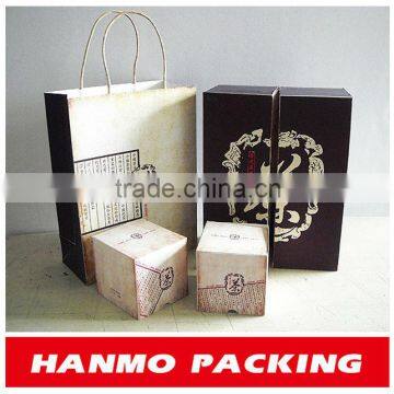 high quality custom design square paper cardboard tea box