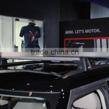 Car Roof Rack Cross Bar Whispbar for Sportage 2005-2010 Rails Aluminum photo-4