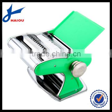 2015 top sale green manual small pasta machine