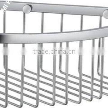 Stainless steel corner basket shelf / wire basket shelf / stainless steel net shelf