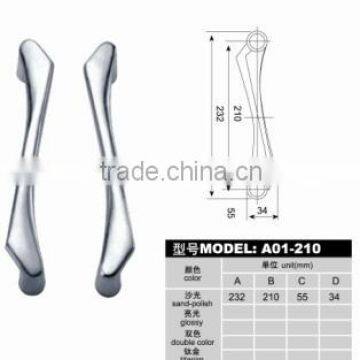 stainless steel casting satin polish pull handle A04-210