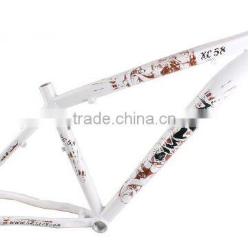 alloy Mountain bike frame XC58 White