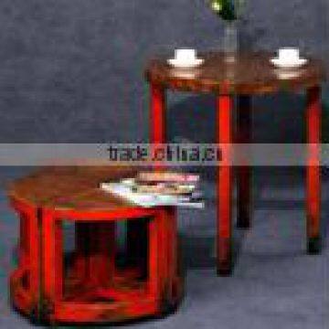 Chinese antique furniture table & stool