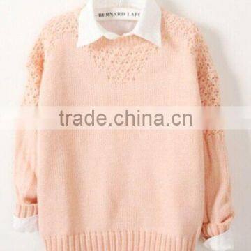 Hedging hollow Female sweater