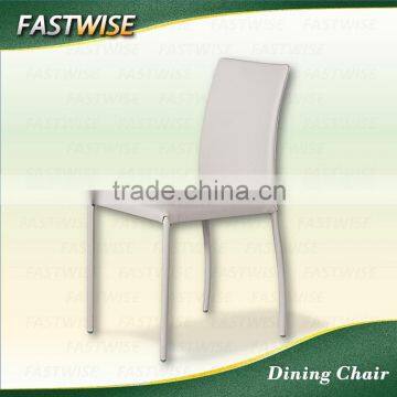Milky Color PVC Dining Chair for Dinning Room Furniture photo-2
