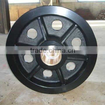 Customized 35CrMo Alloy Steel Cast Wheel Made in China