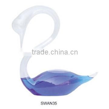 Glass barometer of swan