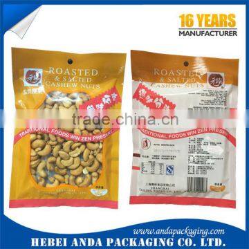 Cashew Nuts Packaging Material/ Plastic Cashew Nut Packaging Bag Aluminum Foil Laminated Roll Film